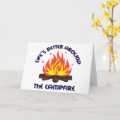 Rond de kampvuur kaart (Gele Bloem)