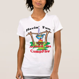 Rond de kampvuur t-shirt