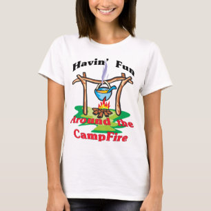 Rond de kampvuur t-shirt