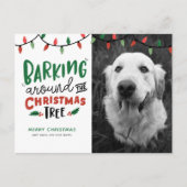 Rond de kerstboomlui. feestdagenkaart (Voorkant)