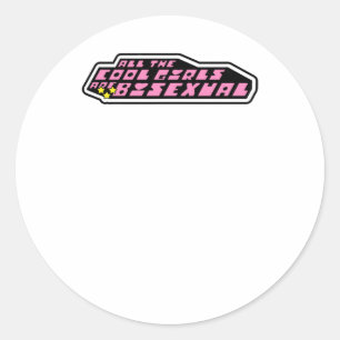 Rond De Toutes Les Filles Cool Sont Sticker Biual