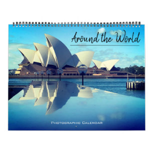 rond de wereld 2027 (met locaties) groot kalender