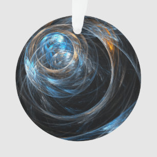 Rond de Wereld Abstracte Kunst Acrylcirkel Ornament