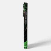 Rond de Wereld Groene Abstracte Kunst Case-Mate iPhone Case (Achterkant / Links)