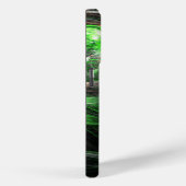 Rond de Wereld Groene Abstracte Kunst Case-Mate iPhone Case (Achterkant / Rechts)