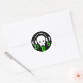Rond Décès Par Sticker De Cercle Subz (Enveloppe)