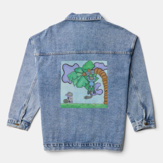 Rond Denim Jacket (Achterkant)