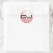 Rond Disco Ball DJ Sticker (Sac)
