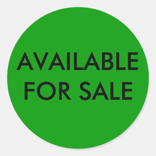 ROND DISPONIBLE POUR LA VENTE STICKER (Devant)