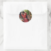 Rond Dites-Le Avec Un Baiser - Sticker (Sac)