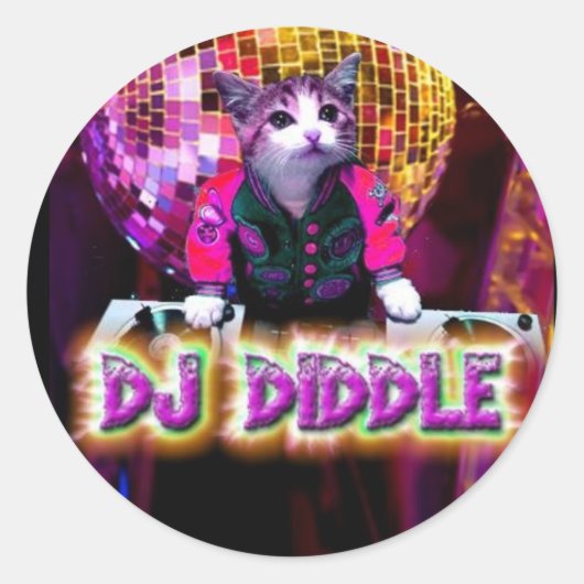 ROND DJ DIDDLE STICKER (Devant)