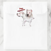 Rond Dogo Argentino Trio 2 - Sticker (Sac)