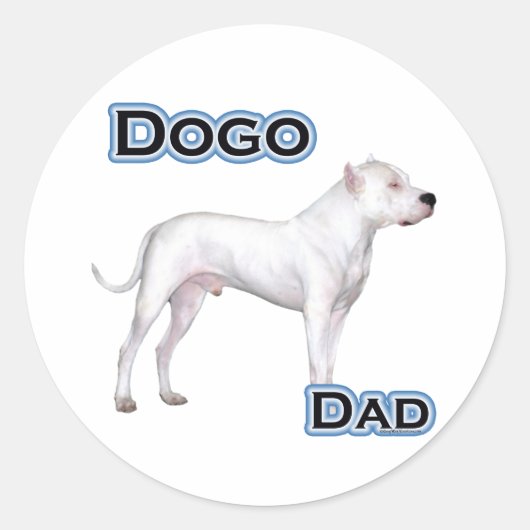 Rond Dogo Papa 4 - Sticker (Devant)