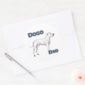 Rond Dogo Papa 4 - Sticker (Enveloppe)