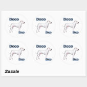 Rond Dogo Papa 4 - Sticker (Feuille)
