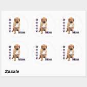 Rond Dogue Mom 4 - Sticker (Feuille)