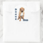 Rond Dogue Papa 4 - Sticker (Sac)
