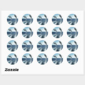 ROND DOLPHINS STICKER (Feuille)