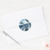 ROND DOLPHINS STICKER (Enveloppe)