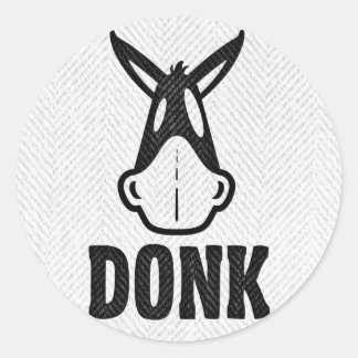Rond DONK - Black on White - Sticker Set