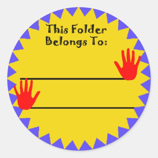 Rond Dossier appartient à Sticker (Devant)