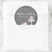Rond Douceur Traitements Chalkboard Boulangerie Sticker (Sac)