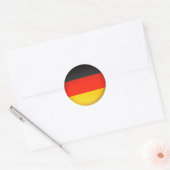 Rond Drapeau de l'Allemagne - Sticker (Enveloppe)