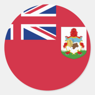 Rond Drapeau des Bermudes Sticker