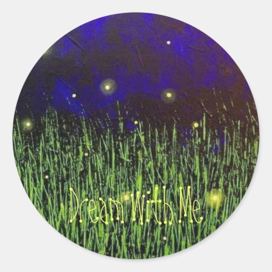 Rond Dream With Me Sticker (Devant)
