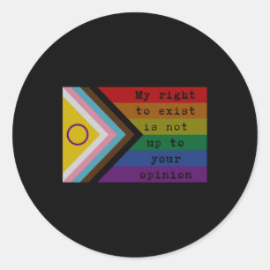 Rond Droit D'Exister Sticker