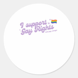 Rond Droits gays ! Sticker (et erreurs)