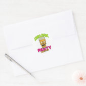 Rond Drunk Zombie Sticker (Enveloppe)