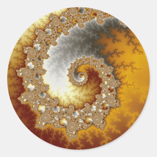Rond Échap - Sticker fractal (Devant)