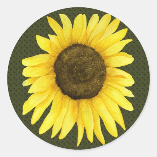 Rond Éclairer Sur Un Sticker À Bâtons (Devant)