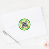 Rond EcoBoost Business : Sticker de code QR (Enveloppe)
