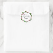 Rond Écriture chrétienne de Noël Sticker Écriture (Sac)