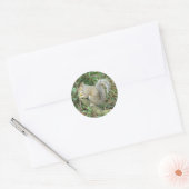 Rond Écureuil avec Sticker Acorn (Enveloppe)