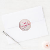 Rond Eid Mubarak Muslim Classic Round Sticker (Enveloppe)