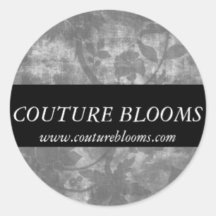 Rond Élégant fleuriste Couture Sticker d'affaires