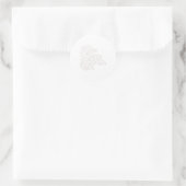 Rond Élever votre jeu de design avec Sticker ClassicRou (Sac)