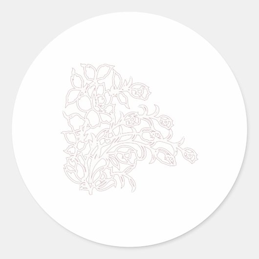 Rond Élever votre jeu de design avec Sticker ClassicRou (Devant)