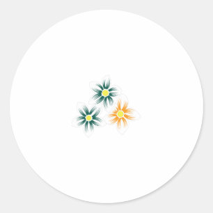 Rond Élever votre jeu de design avec Sticker ClassicRou