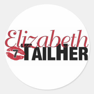 Rond Elizabeth TailHer - Sticker