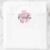 Rond Elle est Sticker sans effort (Sac)