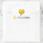 Rond Elle Parle Data Sticker (Sac)