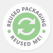 Rond Emballage réutilisé - Sticker de moi réutilisé (Devant)