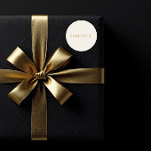 Rond EMMANUEL Cream Christmas Sticker #2