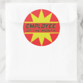 Rond Employé du mois Sticker (Sac)