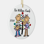 Rond En Céramique Ajouter à la fille, ornement fait sur commande de (Droite)