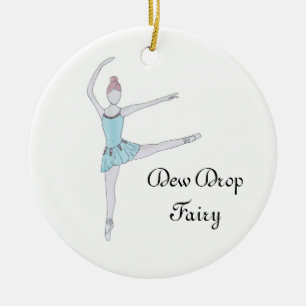 Rond En Céramique Dew Drop Fairy keepsaké Nutcracker ornement